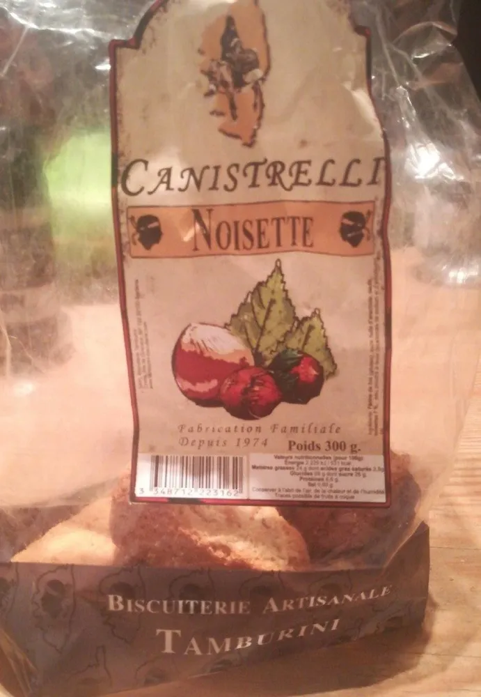 Canistrelli noisettes