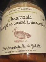 Choucroute au confit de canard