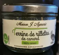 Terrine de rillettes de canard