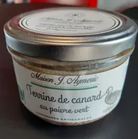 Terrine de canard au poivre vert
