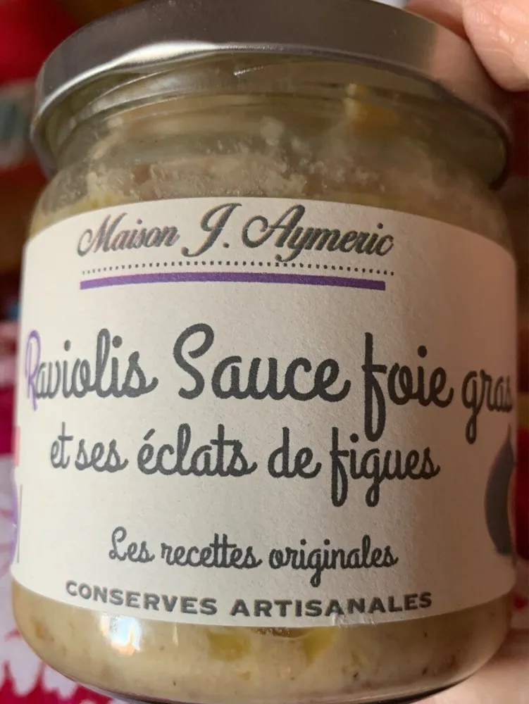 Raviolis sauce foie gras