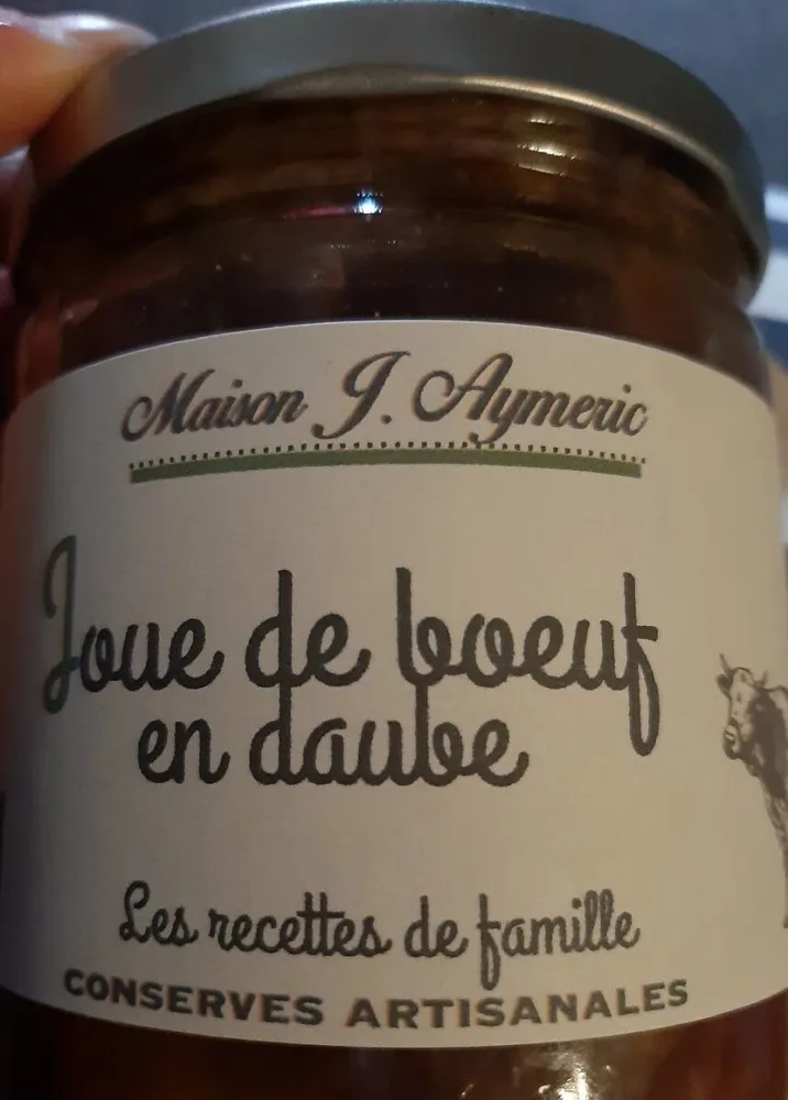 Joue de boeuf en daube