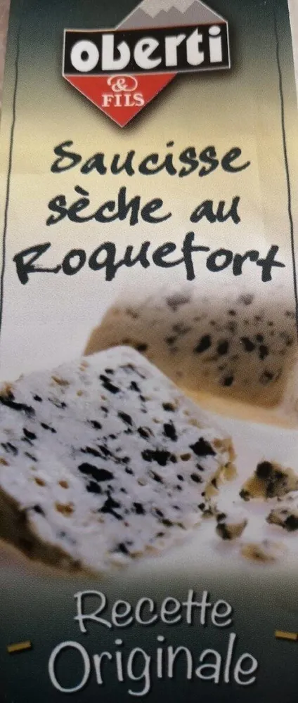 Saucisse sèche au roquefort
