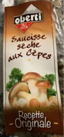 Saucisse seche aux cepes