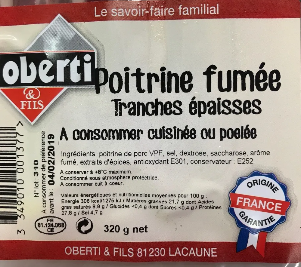 Poitrine fumée