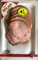 Rôti cuit 6 tranches généreuses (Carré et filet de porc)