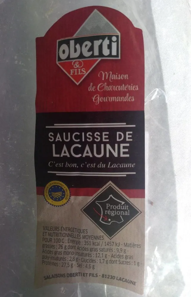 Saucisse de Lacaune