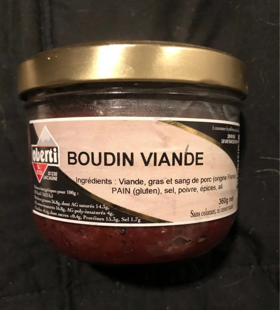 Boudin viande