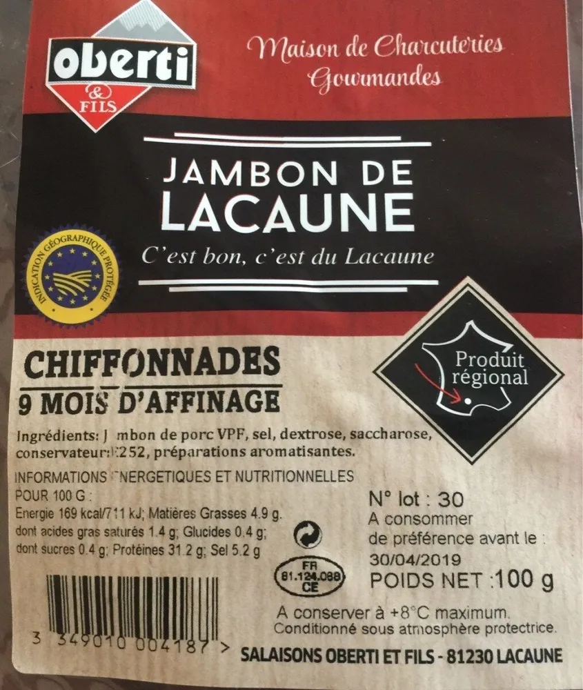 Jambon de lacaune
