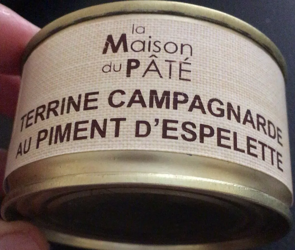 Terrine campagnarde au piment d espelette