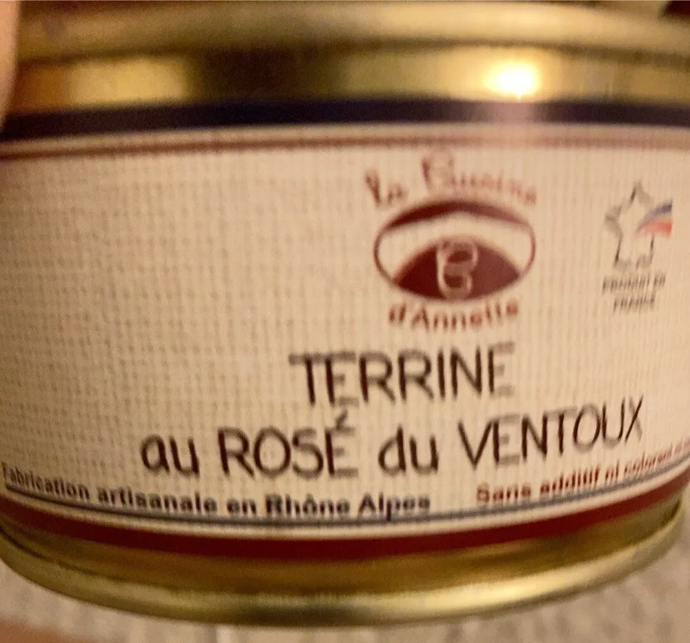 Terrine au rose du ventoux