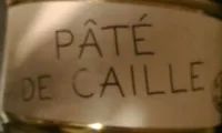 Pâté de caille