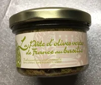 La pate d'olives vertes de France au basilic
