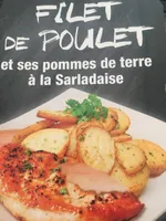 Filet de poulet & ses pommes Sarladaises