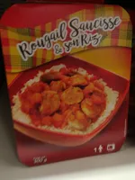 Rougail saucisse et son riz