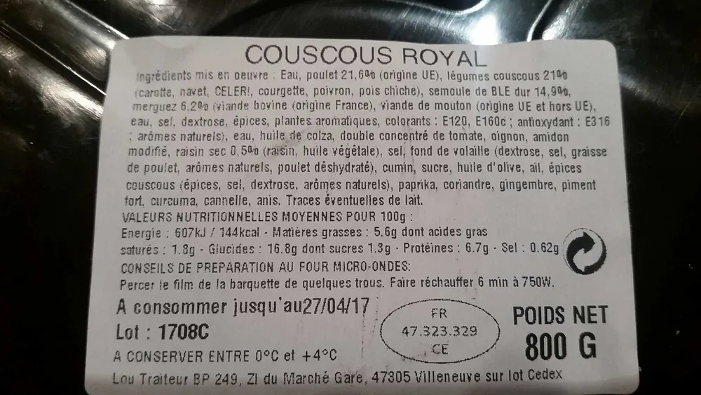 Couscous royal