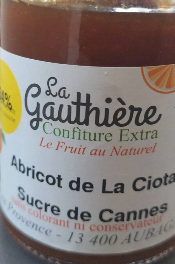 Confiture extra d'abricot