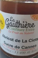 Confiture extra d'abricot