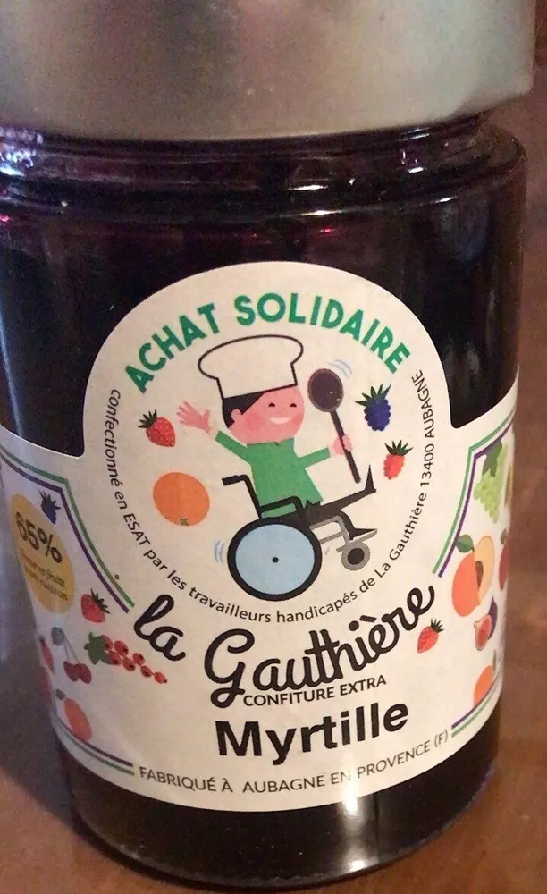 Confiture extra myrtille