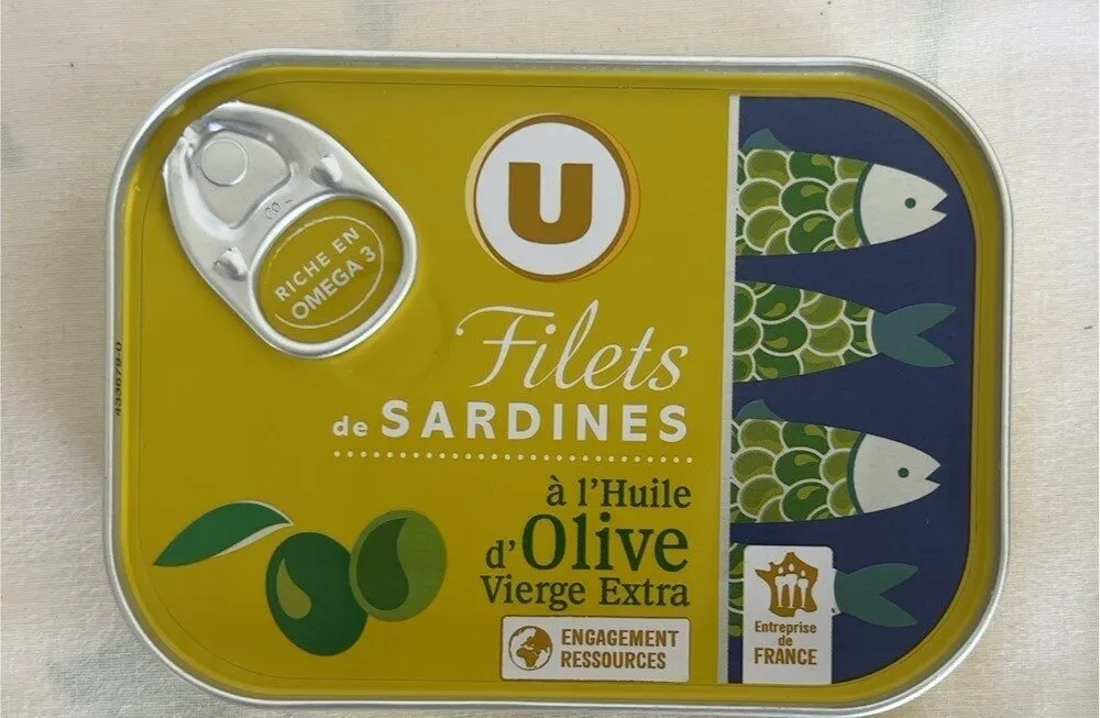 Filets de sardines a l’huile d’olives vierge extra