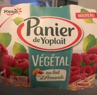 Yaourt framboise au lait d'amande
