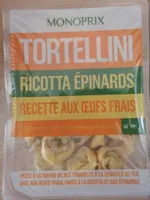 Tortelleni ricotte epinards au oeufs frais