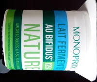 Lait fermenté au bifidus nature