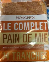 Le Complet - pain de mie