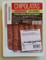 Chipolatas supérieures aux herbes