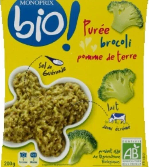 Purée brocoli pomme de terre