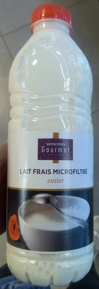 Lait Frais Microfiltré Entier
