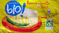 Beurre de baratte doux Bio Monoprix