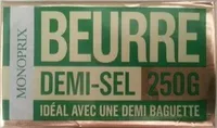 Beurre demi-sel (80 % MG)