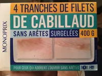 Filets de cabillaud