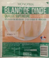 Blanc de dinde qualité supérieure