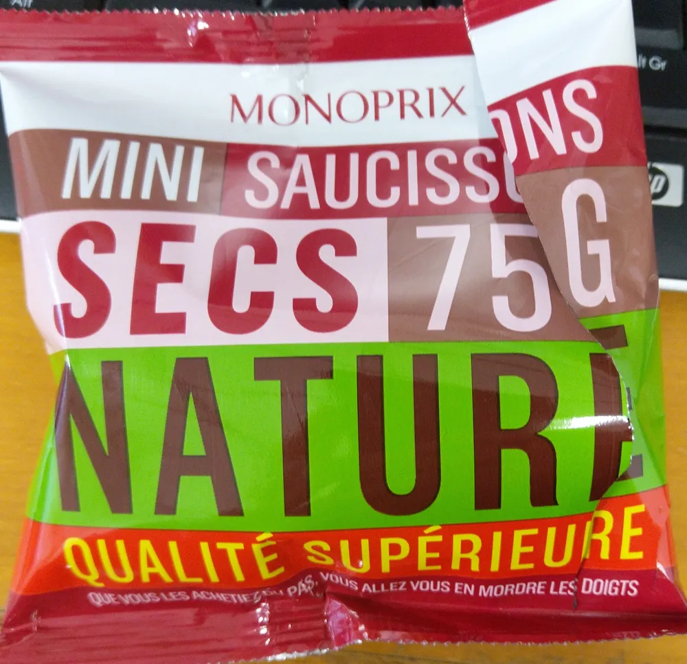 Mini saucissons secs nature