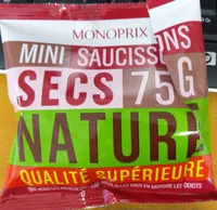 Mini saucissons secs nature