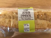 Le pavé jambon emmental