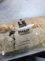 Le pavé poulet crudités