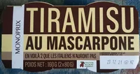 Tiramisu au mascarpone