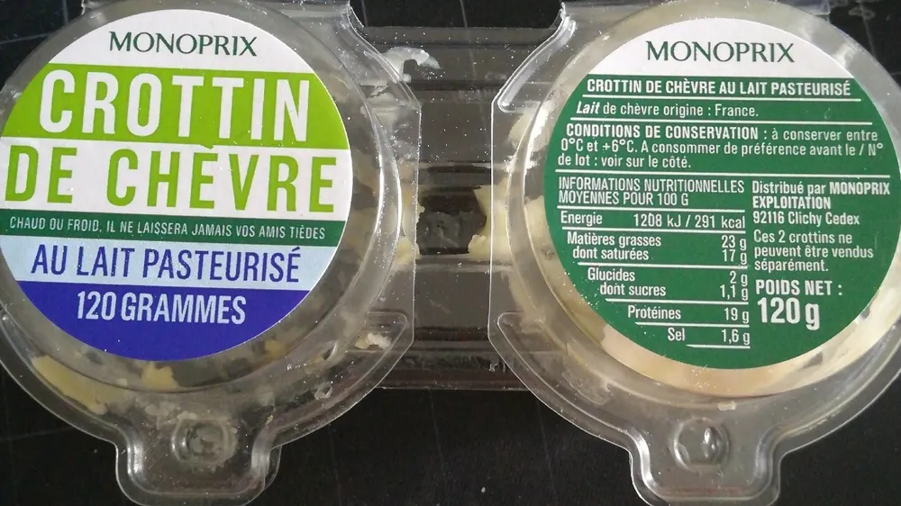 Crottin de Chèvre Monoprix