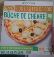 Pizza cuite au feu de bois Bûche de Chèvre