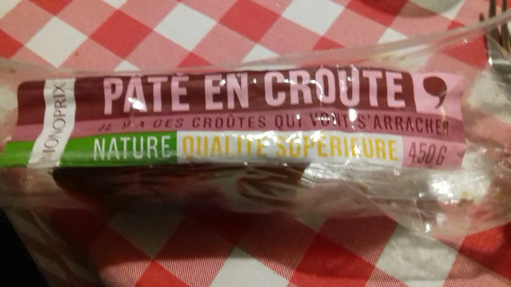 Pâté en croûte nature