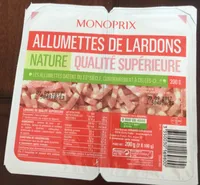 Allumettes de lardons nature qualité supérieure