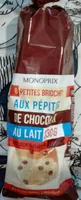 8 petites brioches aux pépites de chocolat
