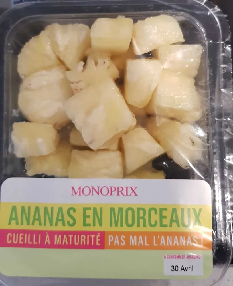 Ananas en morceaux