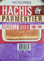 Hachis parmentier surgelé