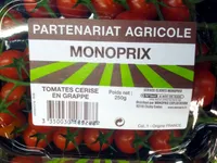 Tomate cerise grappe barquette