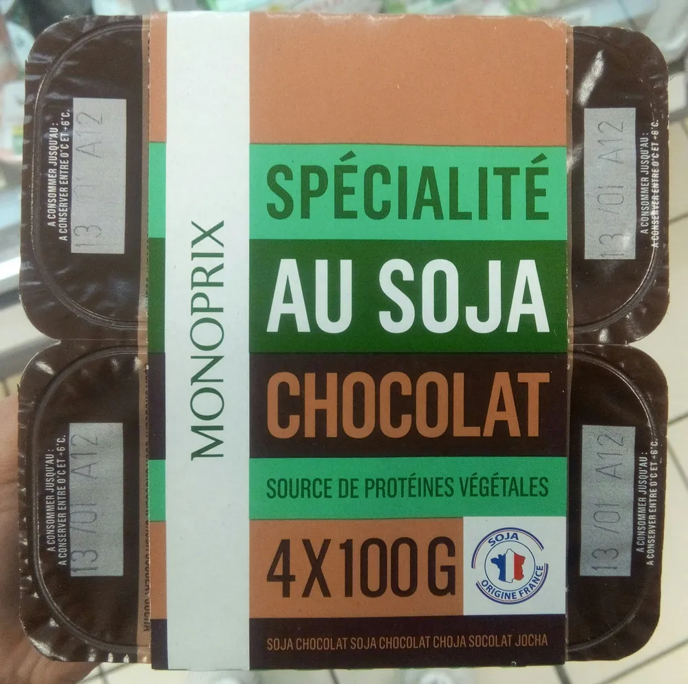 Spécialité au soja chocolat
