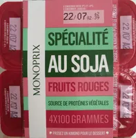 Spécialité au Soja Fruits Rouges